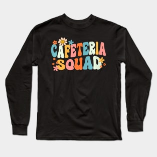 Cafeteria Squad Groovy Lunch Lady Crew Long Sleeve T-Shirt